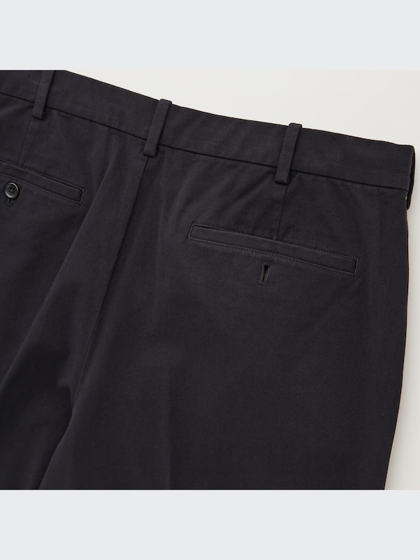 Smart 2-Way Stretch Cotton Twill Ankle Pants