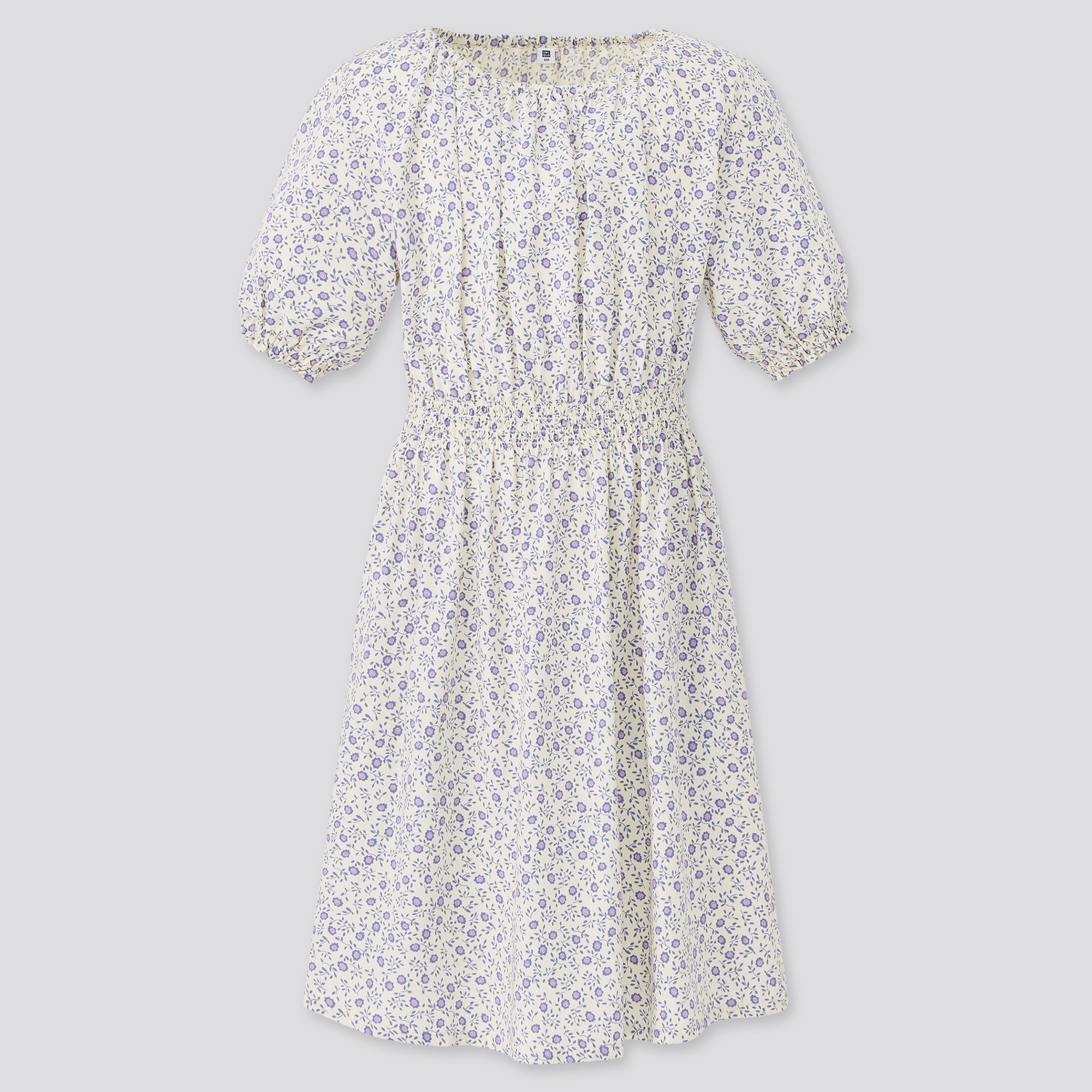 UNIQLO Flower Print Short-Sleeve Dress | StyleHint