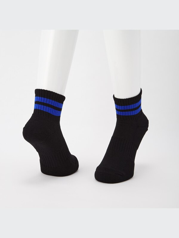 Pile Striped Half Socks