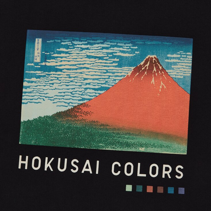 HOKUSAI COLORS UT (SHORTSLEEVE GRAPHIC TSHIRT) UNIQLO US