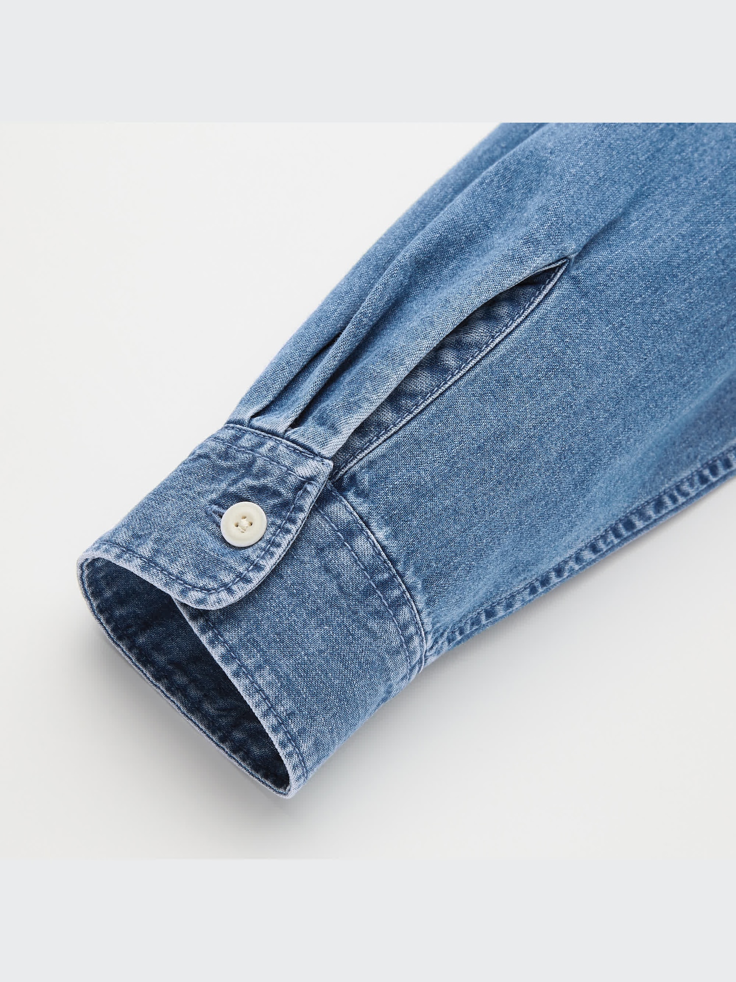 Denim Oversized Long-Sleeve Shirt | UNIQLO US