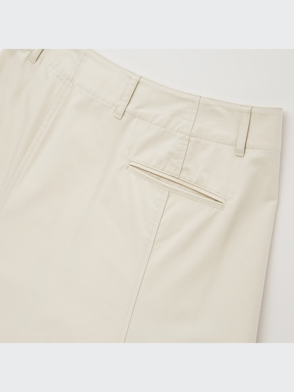 U Cotton Twill Flared Skirt