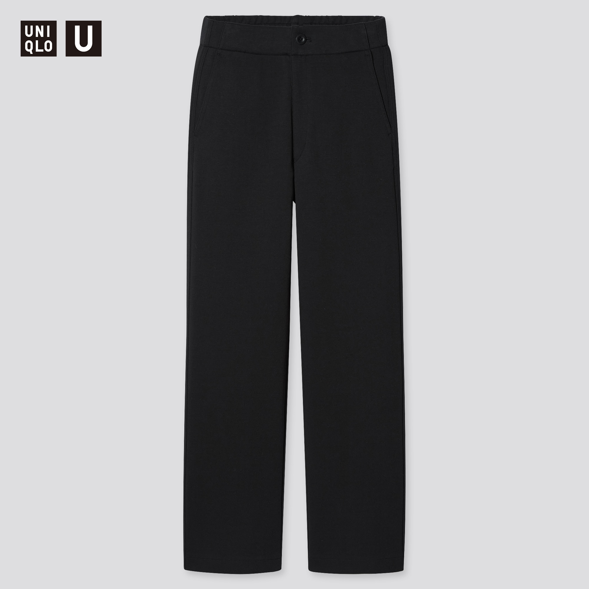 UNIQLO Crepe Jersey Straight Pants | StyleHint