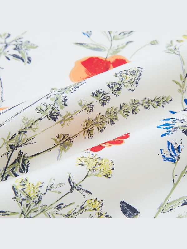 Silk Pressed Flower Printed Scarf