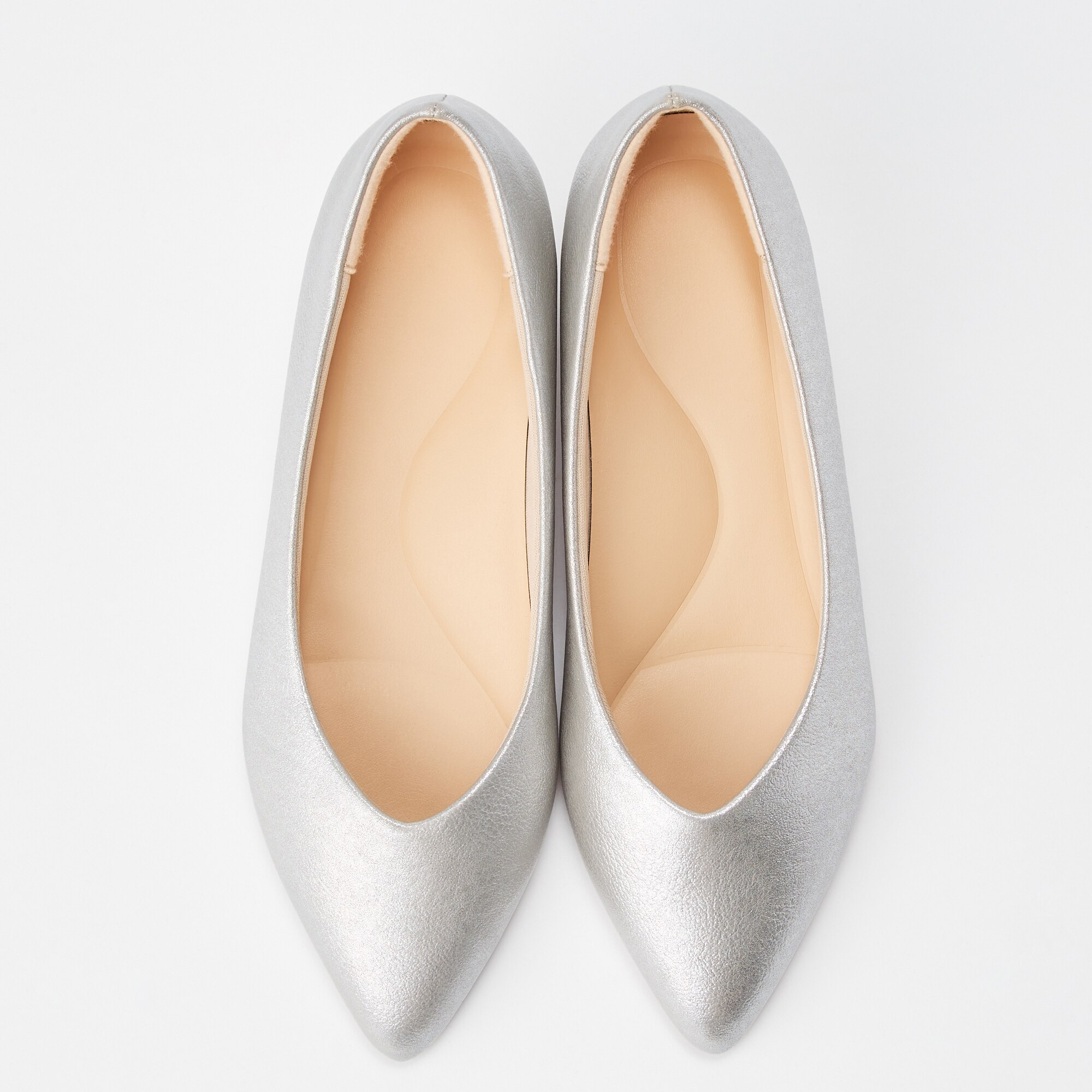 WOMEN COMFORT FEEL TOUCH METALLIC POINTED FLATS | UNIQLO US