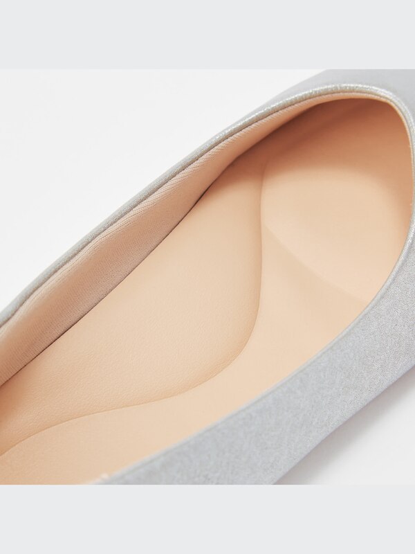 Comfort Feel Touch Metallic Pointed Flats