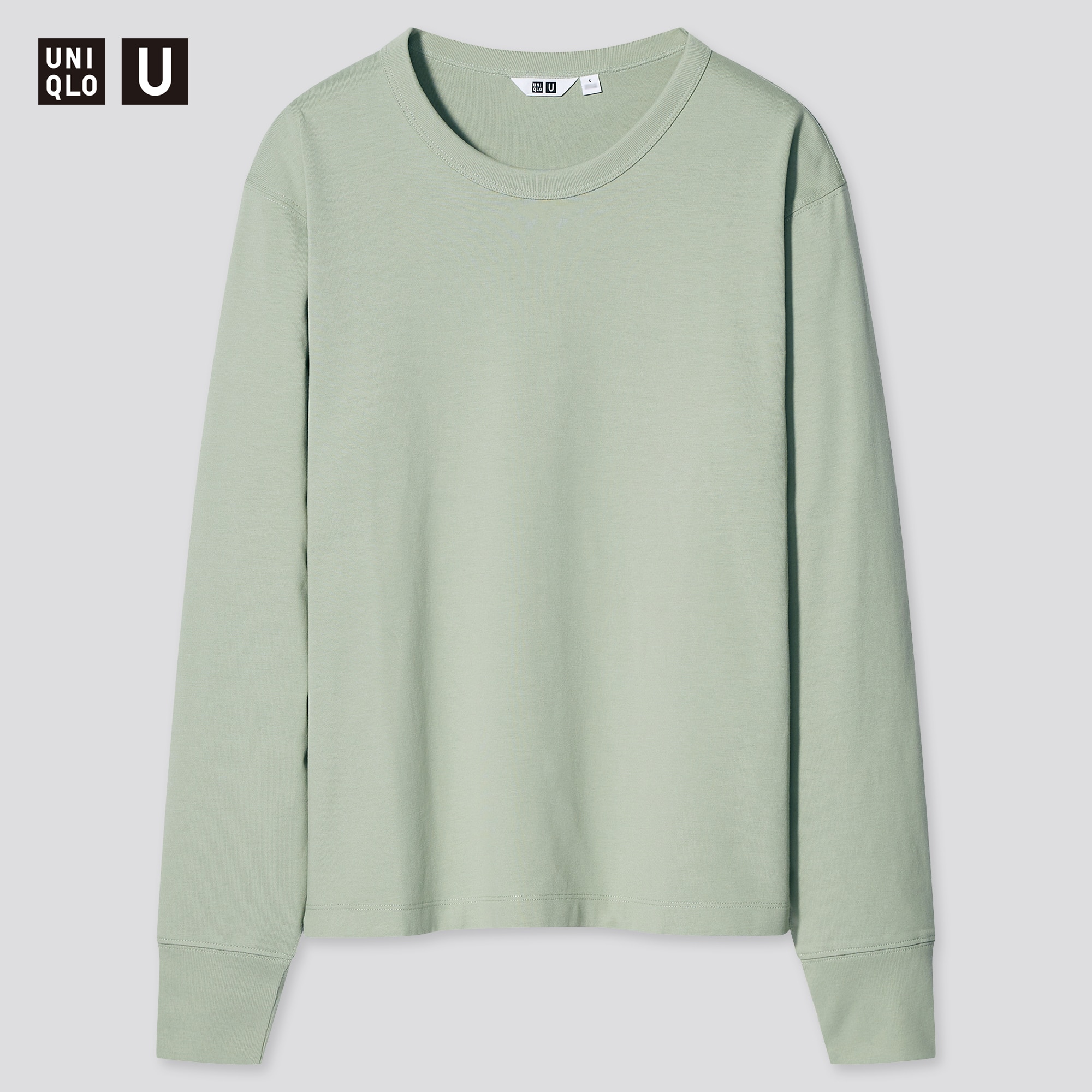 Ombré Long Sleeve Crew Neck T-Shirt in Shirts & Tees