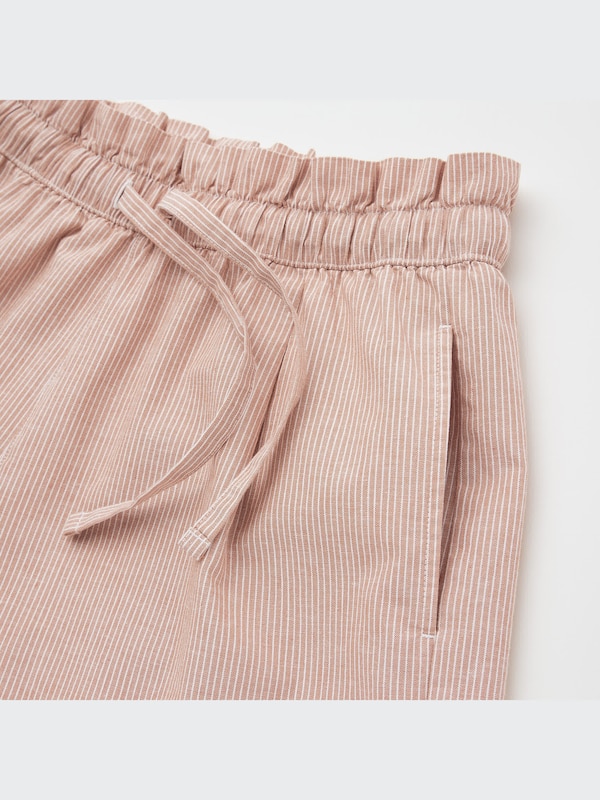 Cotton-Linen Relaxed Shorts