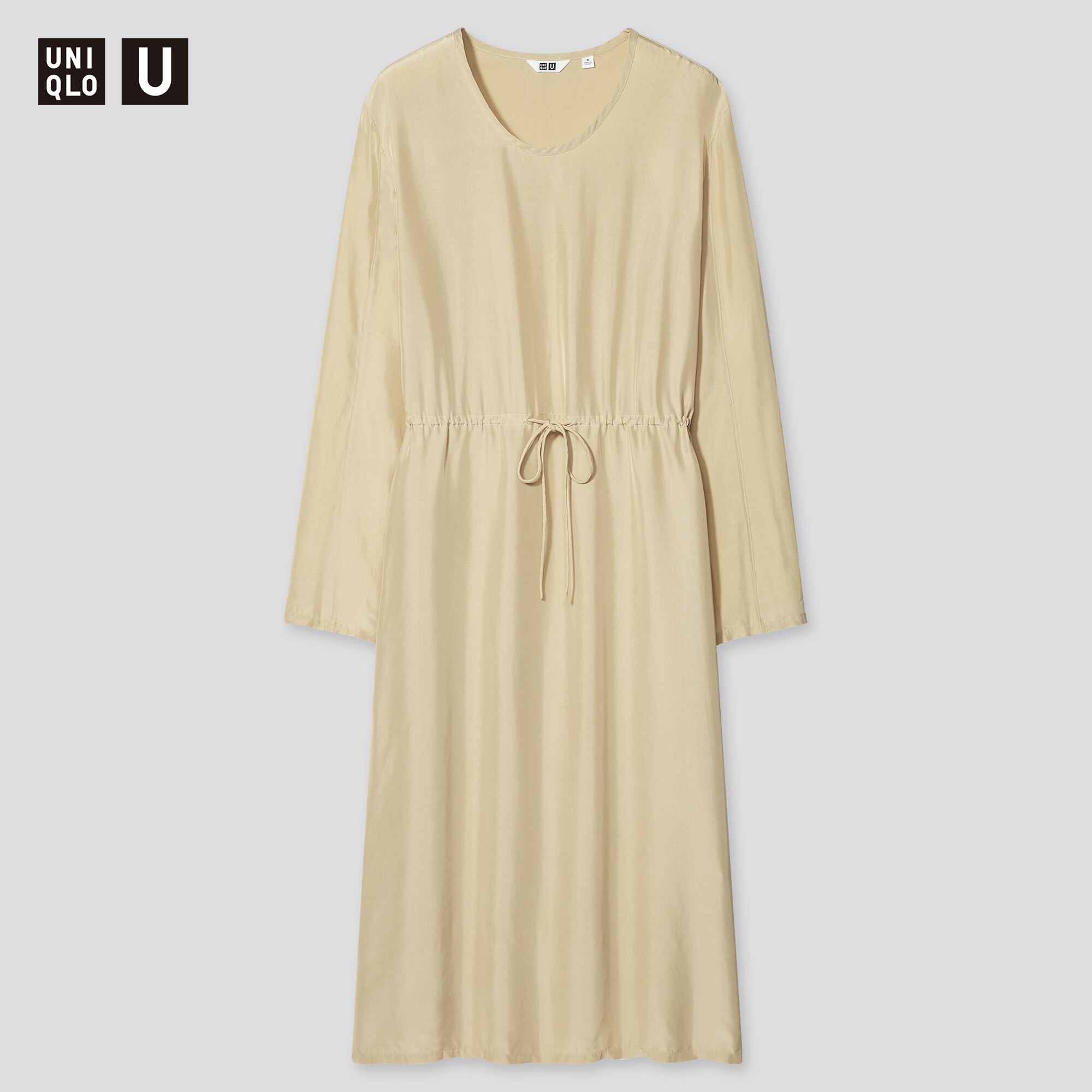 UNIQLO U Shiny Rayon Long-Sleeve Long 