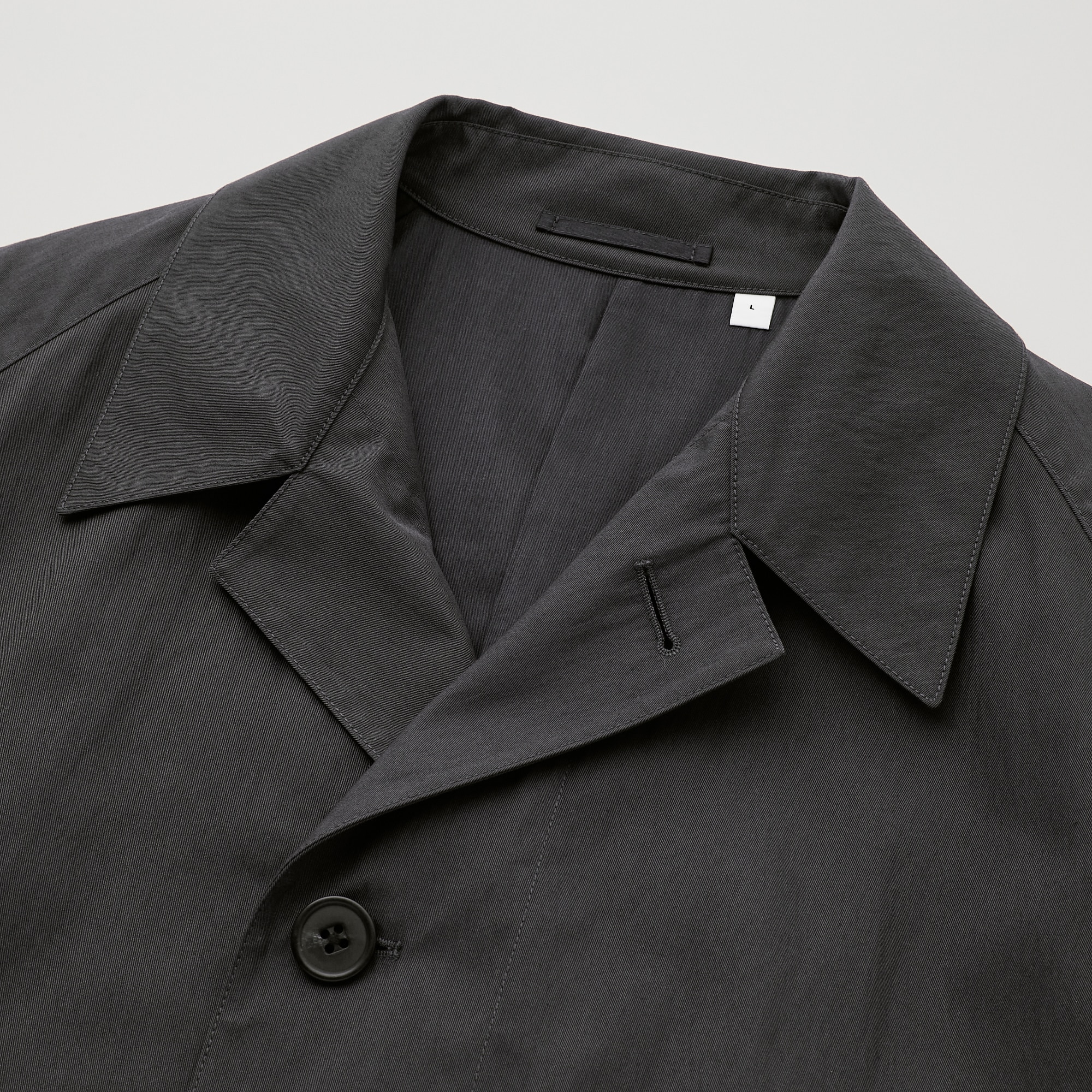 mens trench coat uniqlo