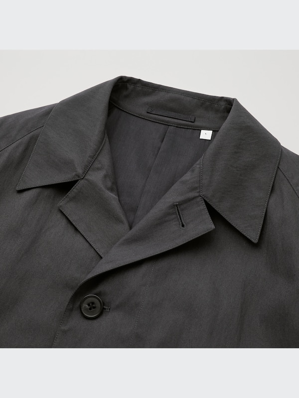 U Single-Breasted Trench Coat
