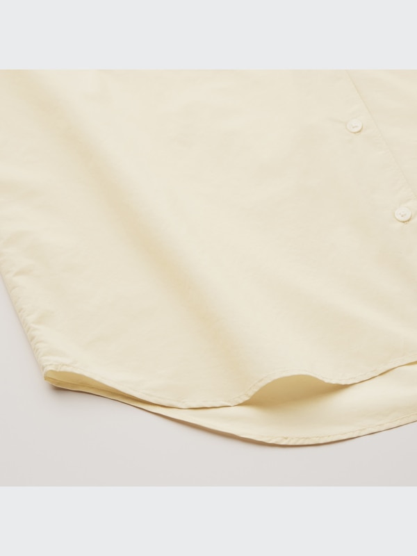 U Double Pocket Oversized Long-Sleeve Shirt