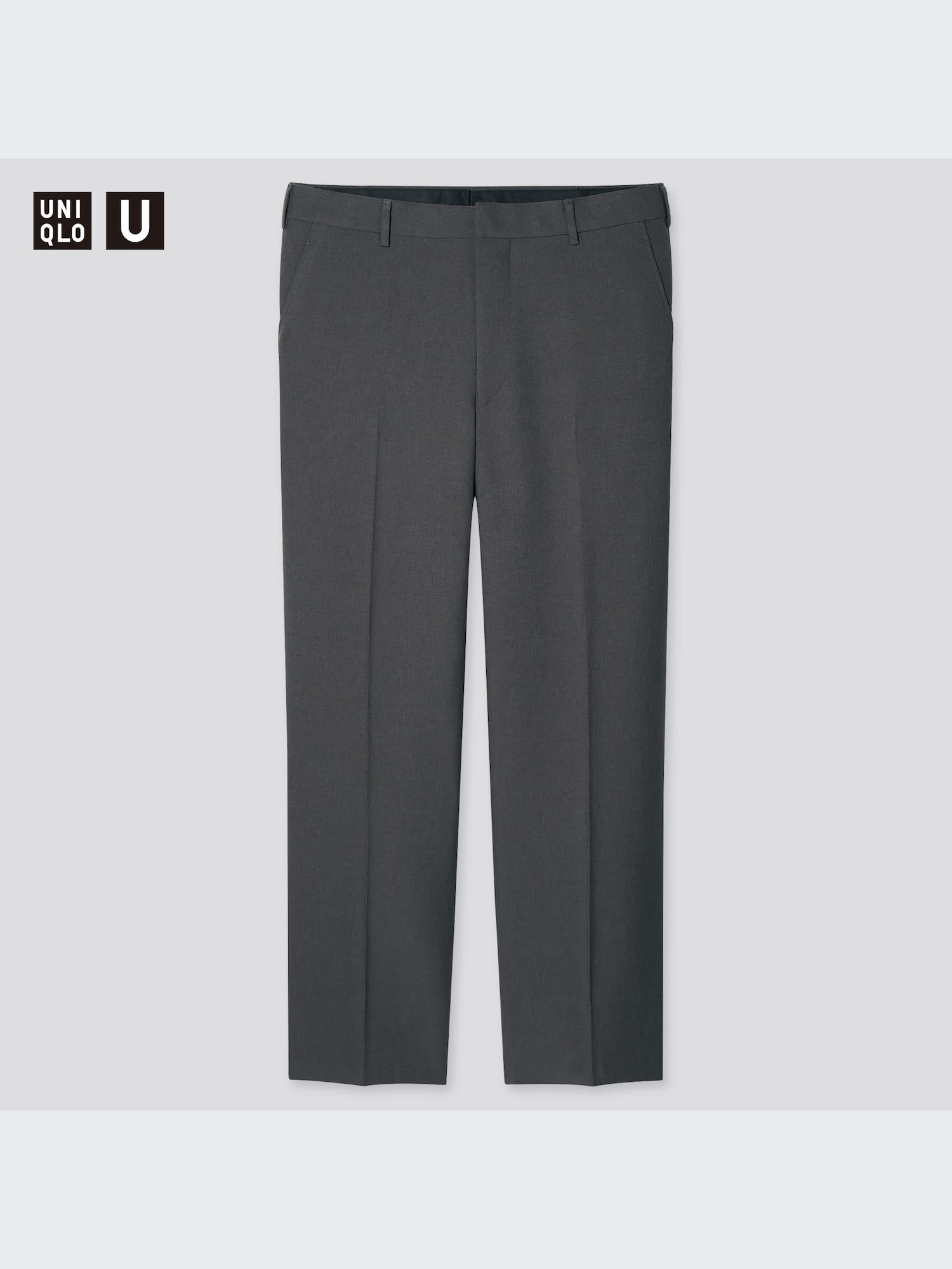 Gray fashion tapered pants