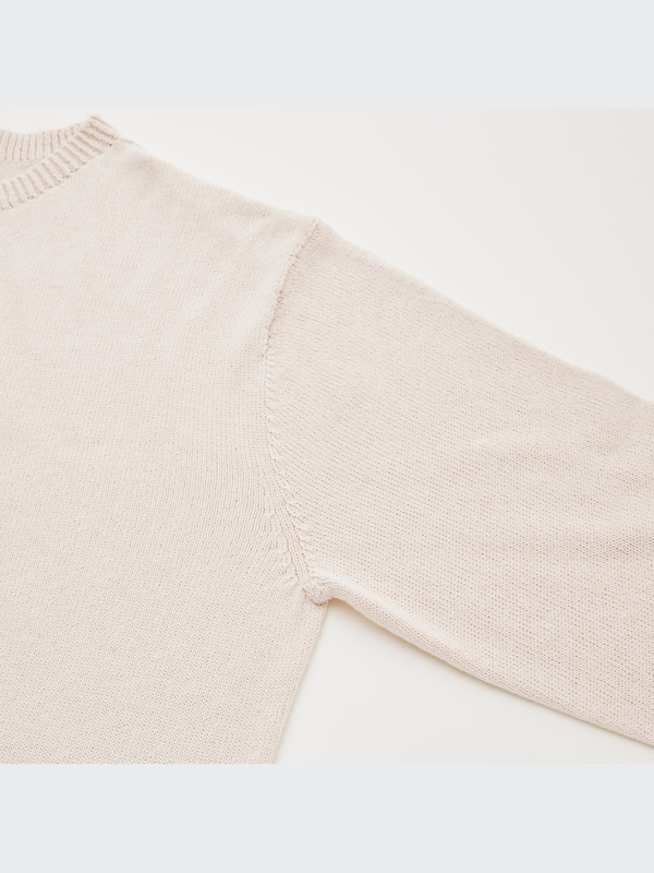 U 3D Crew Neck Long-Sleeve Sweater