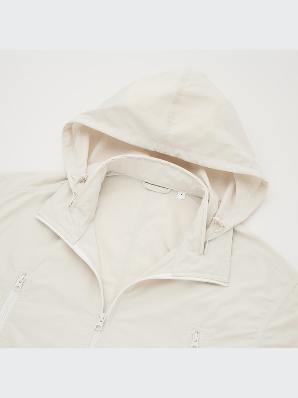 U Nylon Hooded Coat