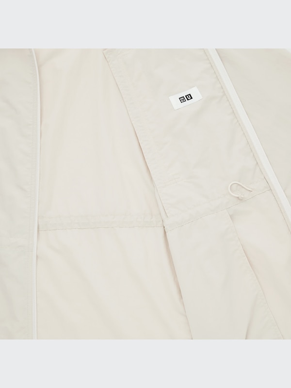 U Nylon Hooded Coat