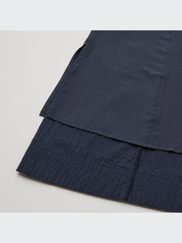 Cotton Seersucker Sleeveless Dress (Hana Tajima)
