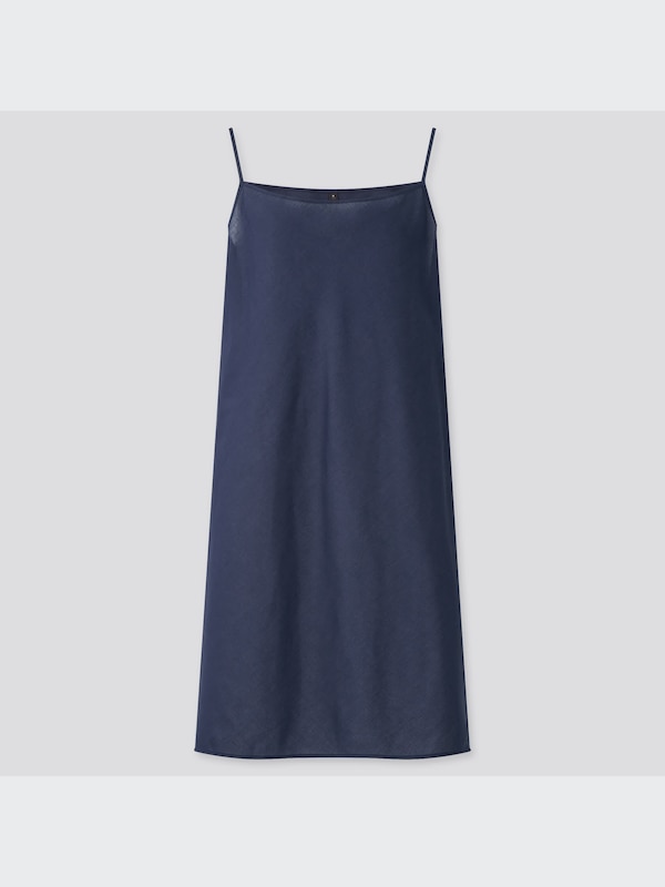 Cotton Dobby Short-Sleeve Long Dress (Hana Tajima)