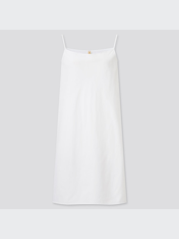 Cotton Dobby Short-Sleeve Long Dress (Hana Tajima)