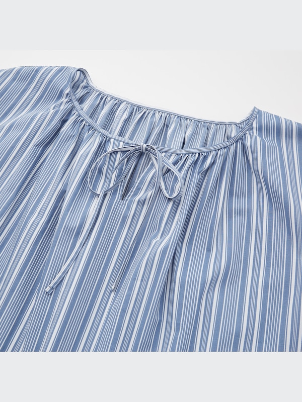 Light Cotton Short-Sleeve Lounge Dress