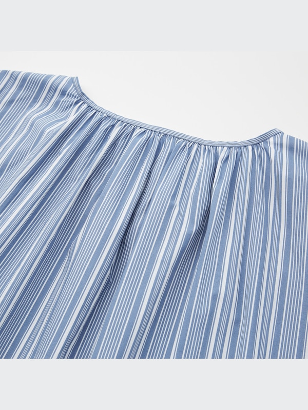 Light Cotton Short-Sleeve Lounge Dress