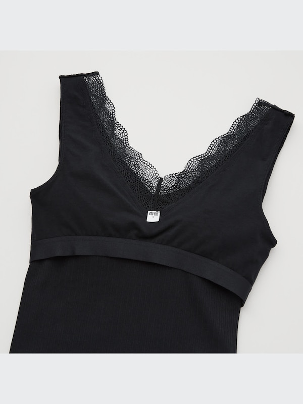 Low-Back Pointelle Lace Sleeveless Bra Top | UNIQLO US