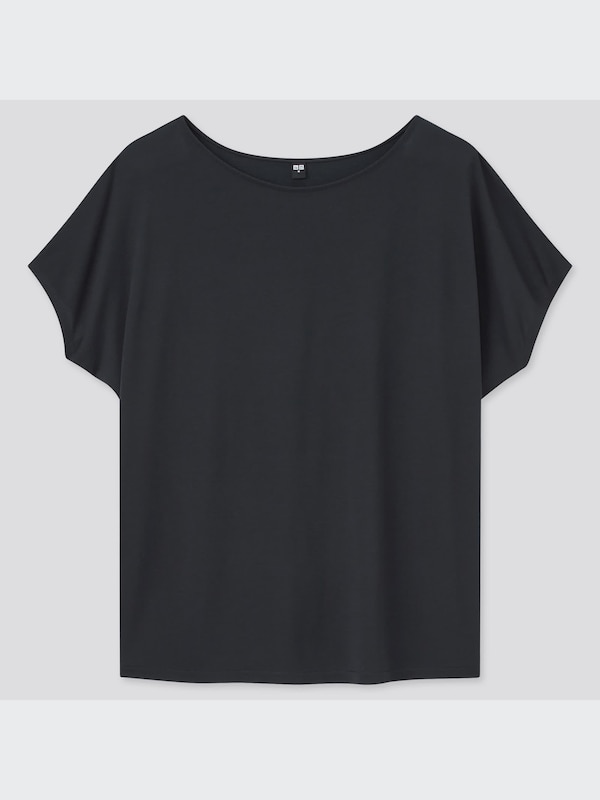 Drape Crew Neck Short-Sleeve T-Shirt