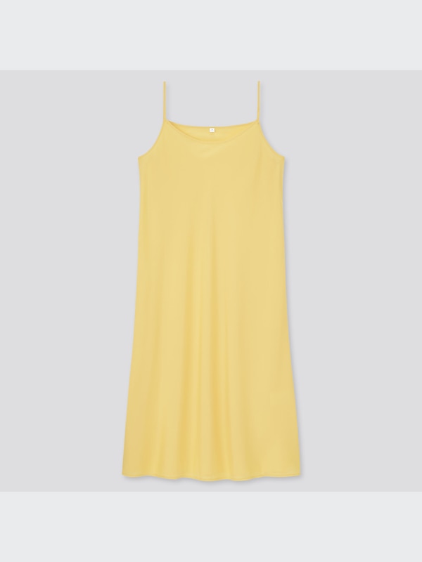 Rayon Georgette 3/4-Sleeve Volume Flare Dress