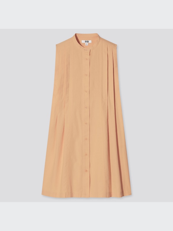U Seersucker Sleeveless Dress