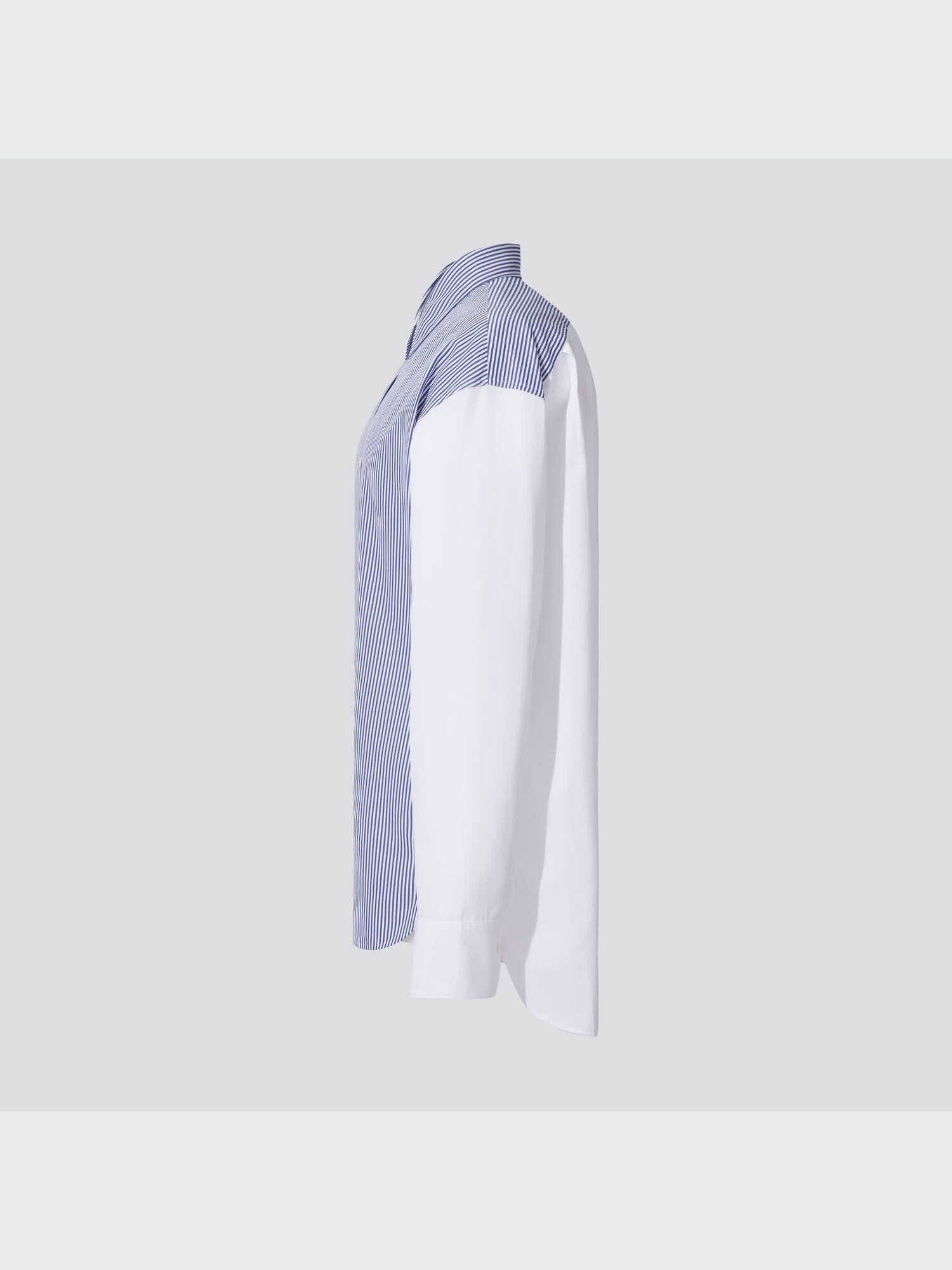 J Supima® Cotton Striped Oversized Long-Sleeve Shirt | UNIQLO US