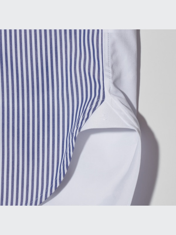 +J Supima® Cotton Striped Oversized Long-Sleeve Shirt