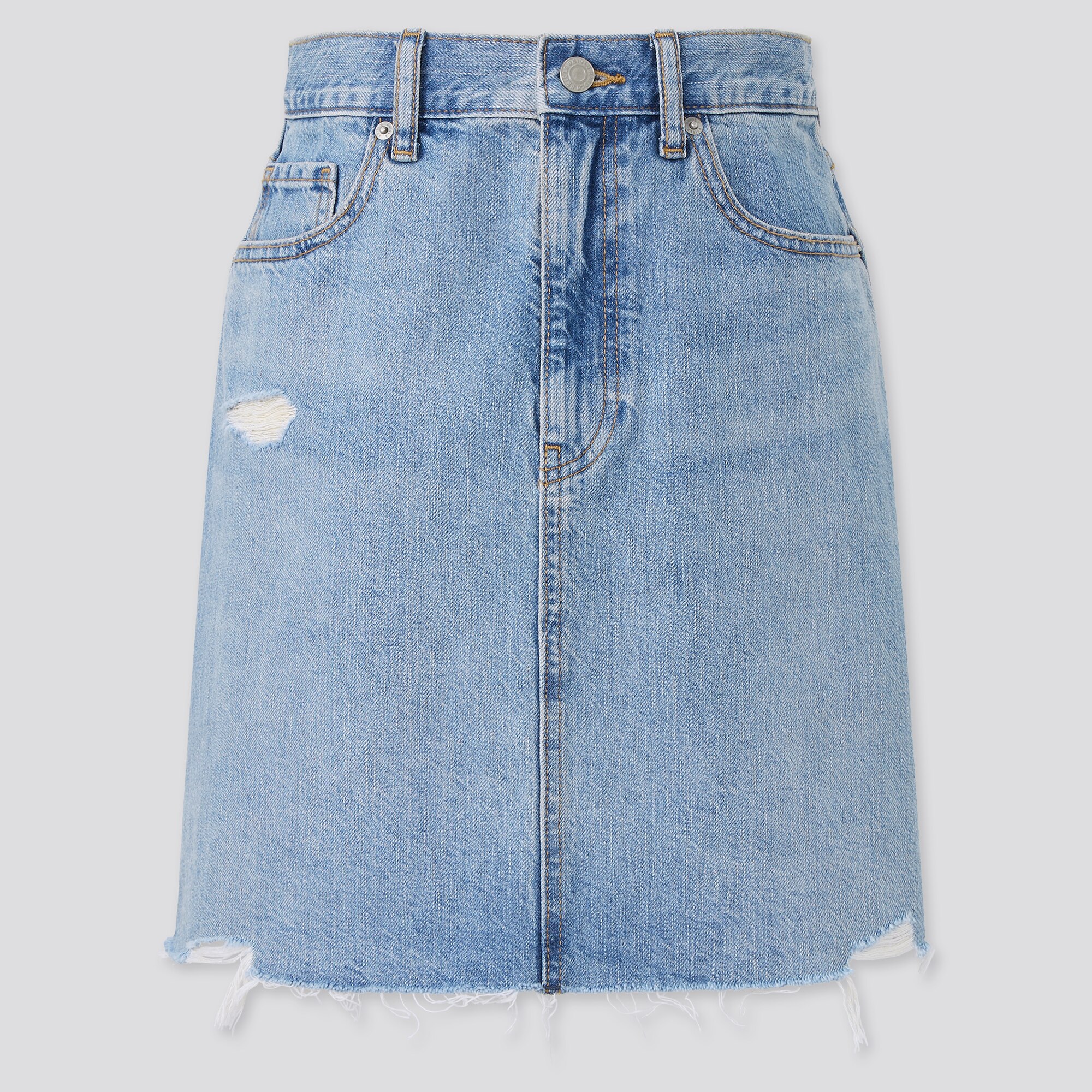 Women Denim Mini Skirt UNIQLO