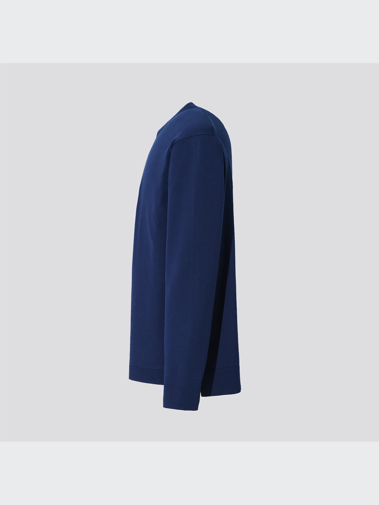 J Silk-Cotton Crew Neck Long-Sleeve Sweater | UNIQLO US