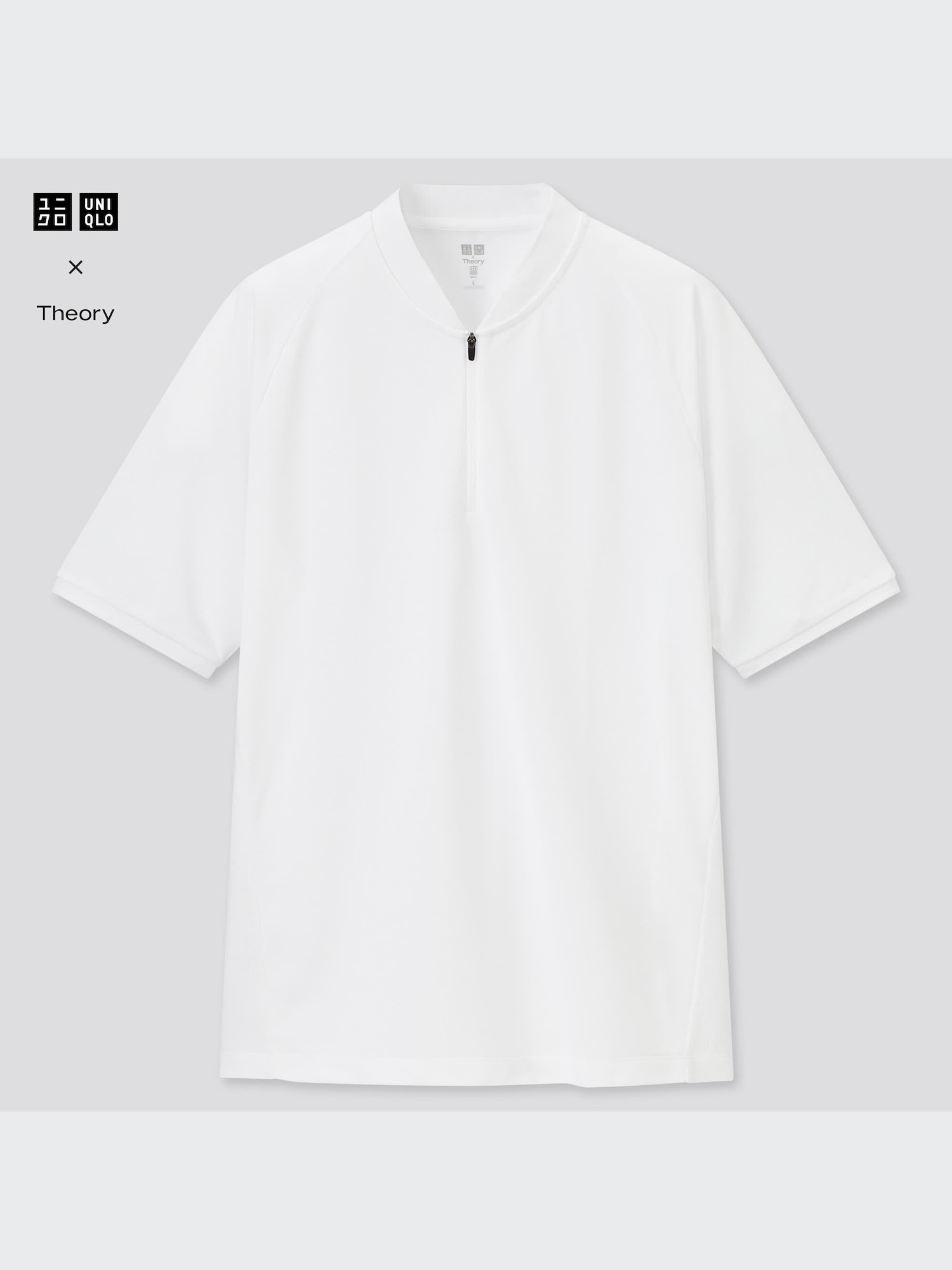 DRY-EX Pique Slim-Fit Half-Zip Polo Shirt (Theory) | UNIQLO US