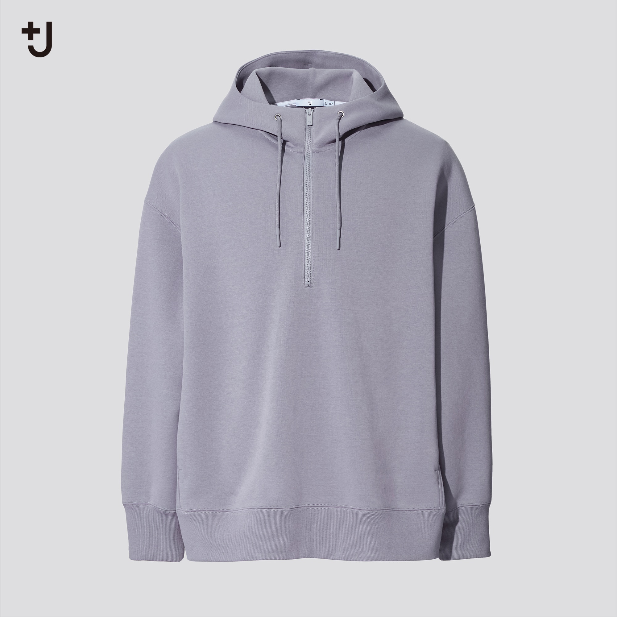 +J DRY SWEAT HALF-ZIP PULLOVER HOODIE