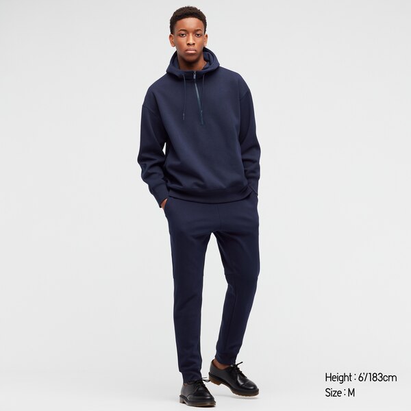 +J Dry Sweat Half-Zip Pullover Hoodie | UNIQLO US