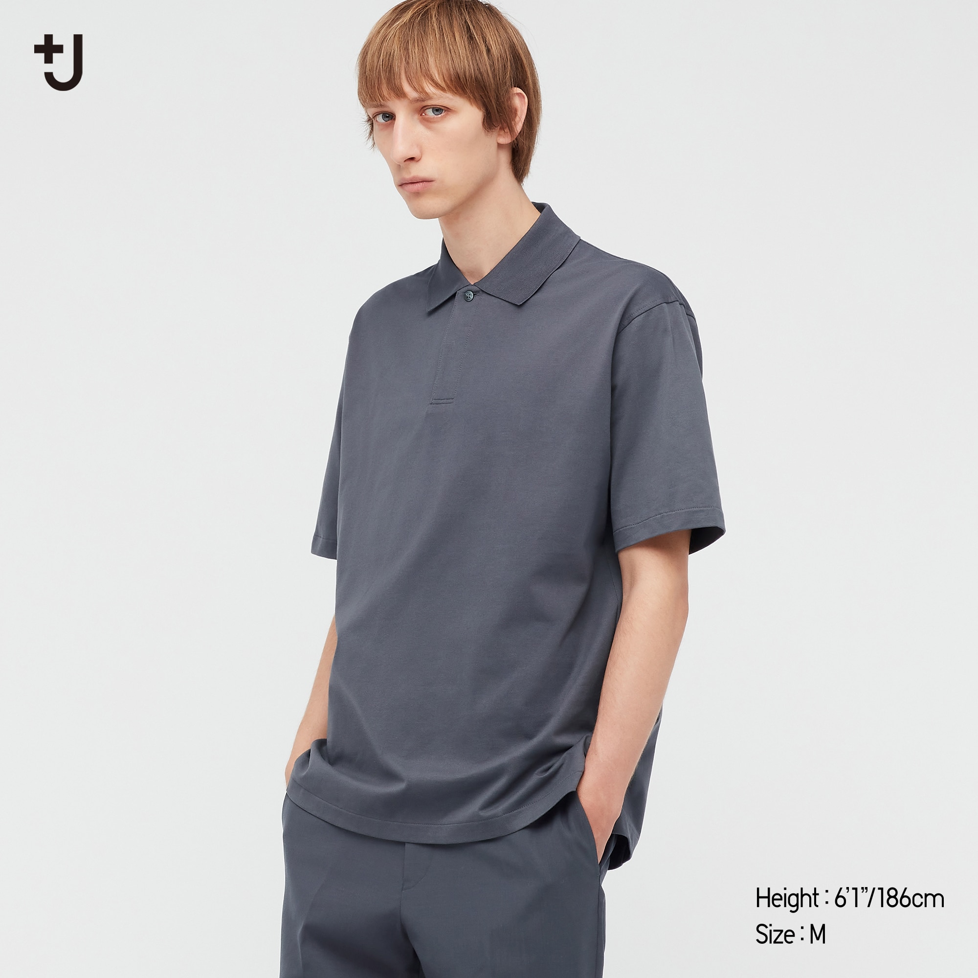 J Relaxed-Fit Short-Sleeve Polo Shirt UNIQLO US