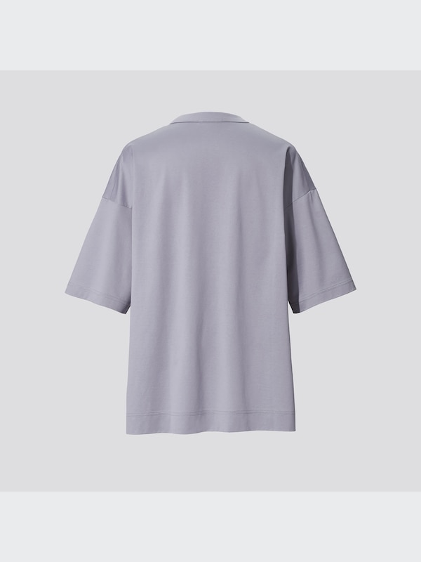 +J Supima® Cotton Oversized Half-Sleeve T-Shirt
