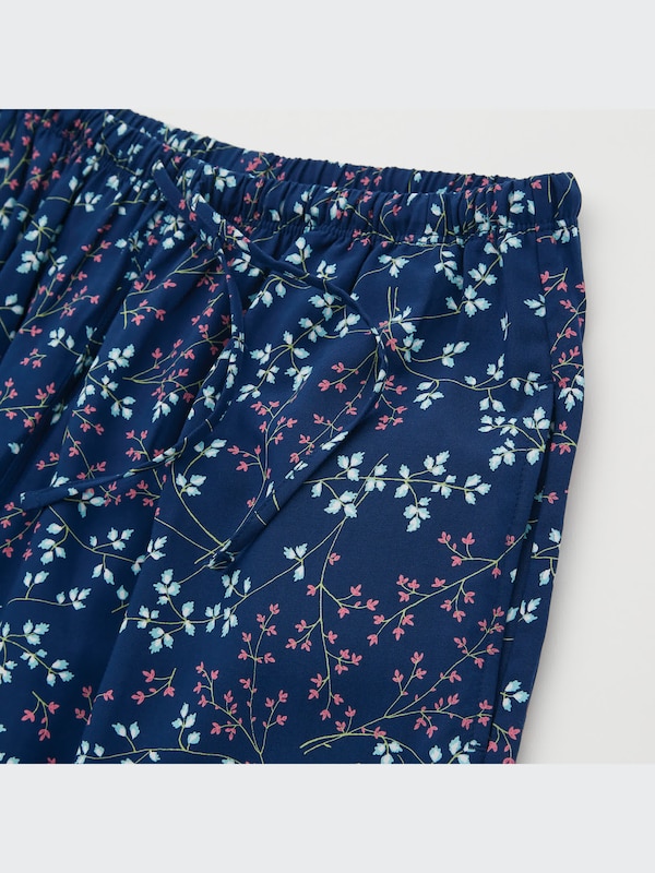Drape Printed Straight Pants