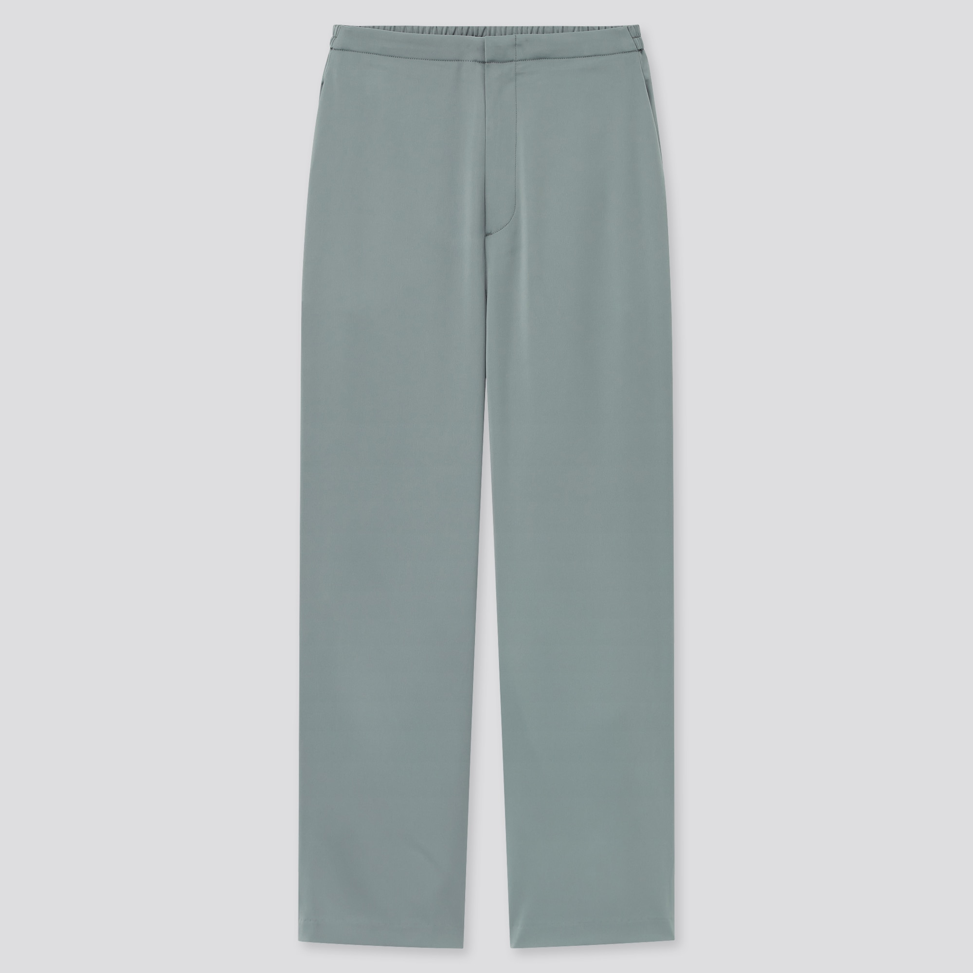 Satin Relaxed Straight Pants | UNIQLO US