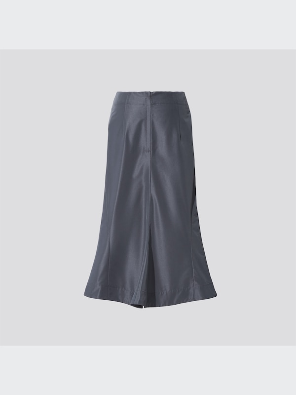 +J Silk-Blend Flared Skirt