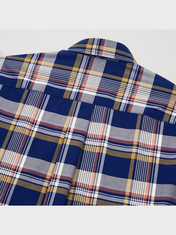 Extra Fine Cotton Broadcloth Short-Sleeve Shirt