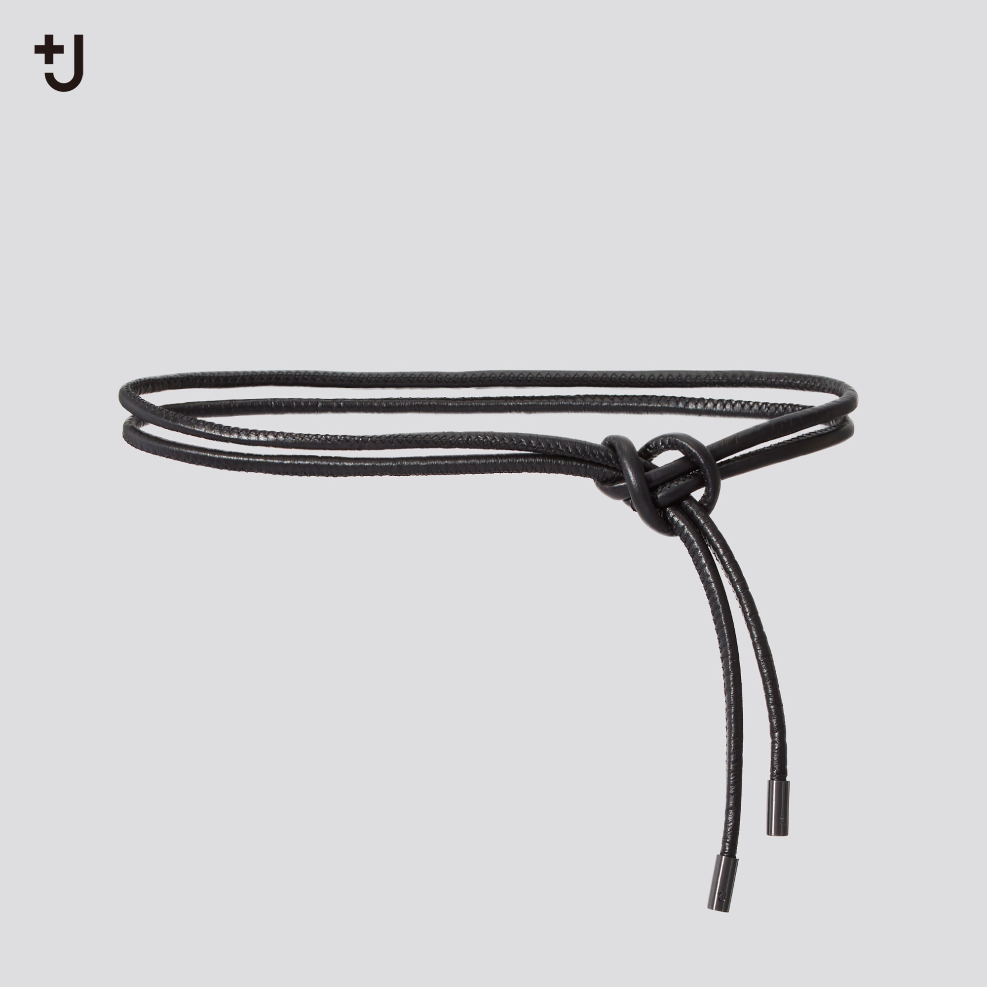 WOMEN +J LEATHER ROPE BELT UNIQLO US