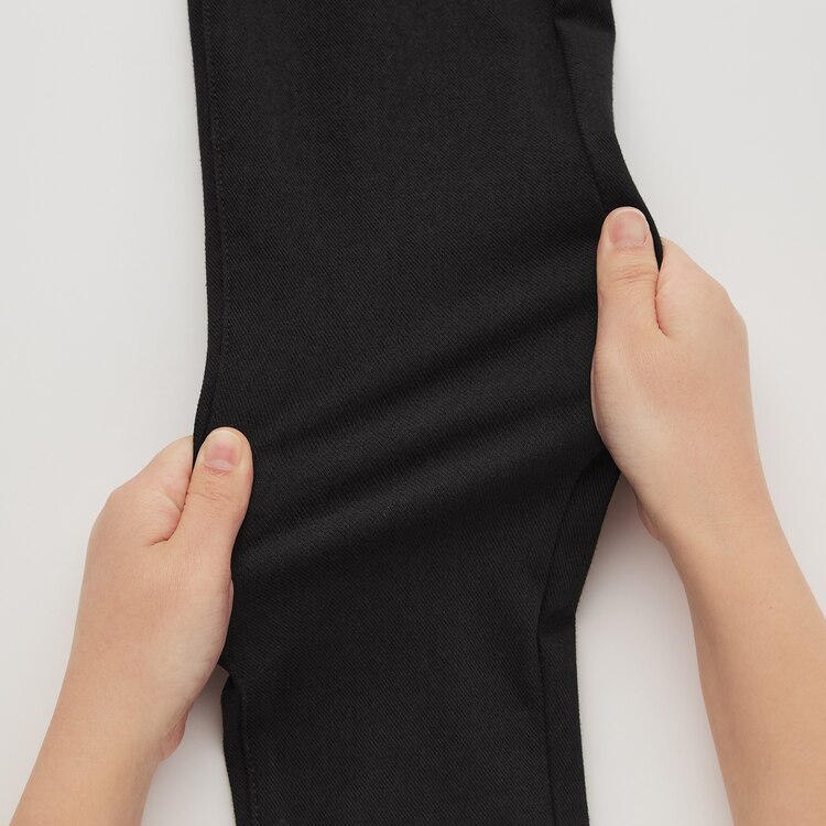 Uniqlo Women's Leggings S Black Polyester with Elastane