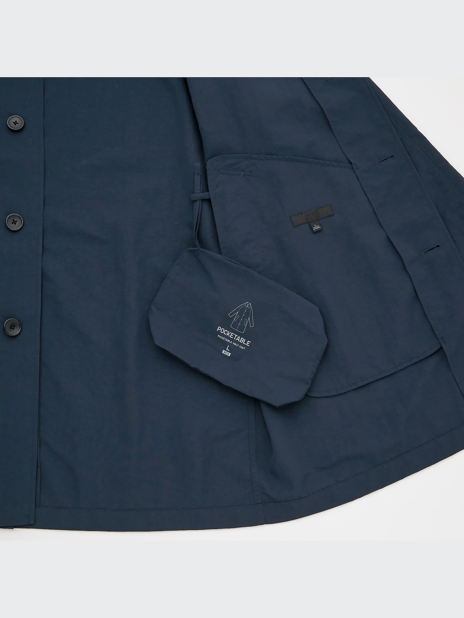 Pocketable Half Coat | UNIQLO US