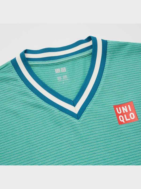 DRY-EX V-Neck Short-Sleeve T-Shirt (Kei Nishikori)