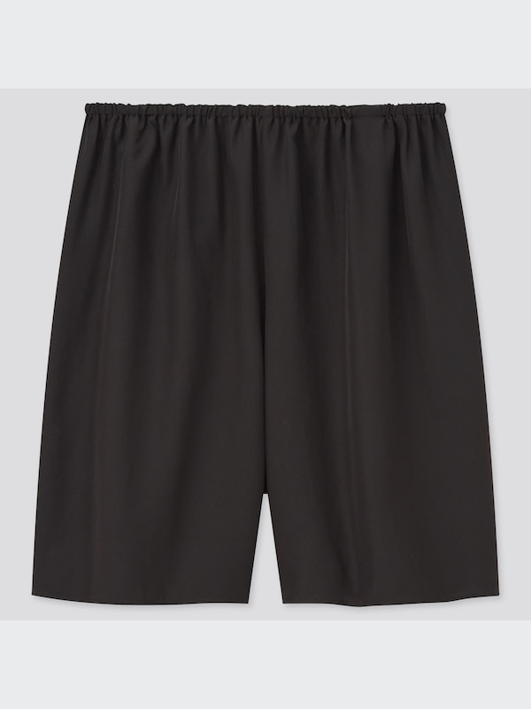 Satin Washed Skirt Pants