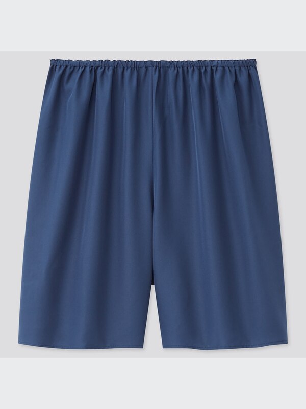Satin Washed Skirt Pants