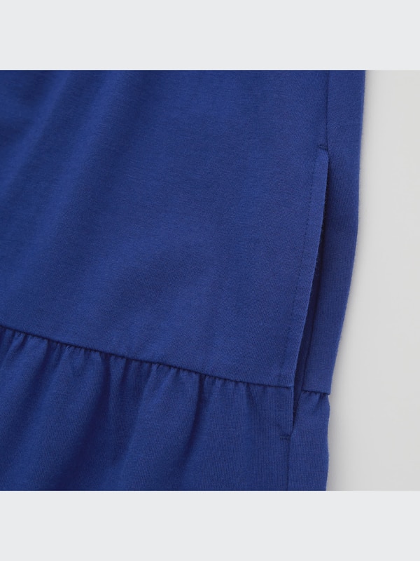 Smooth Cotton Tiered Sleeveless Dress