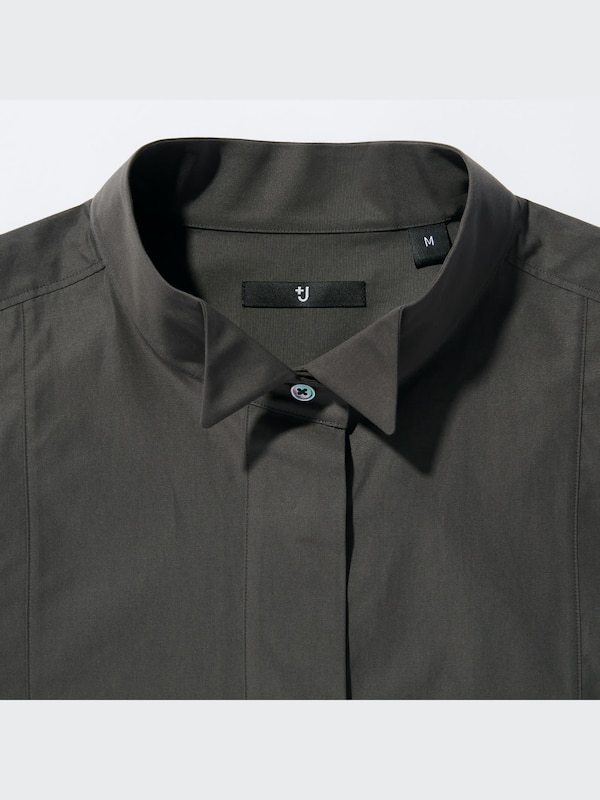 +J SUPIMA COTTON LONG SLEEVE LONG SHIRT